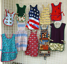 We sew aprons, scrunchies, and more!