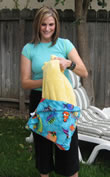 The beach towel is sewn in to the bag, so you never lose your stuff!